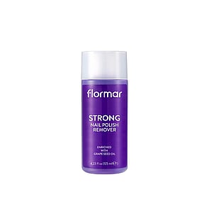 Flormar Strong Nail Polish Remover With Grape Seed Oil 125ml (4.23 fl oz)