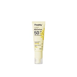 Freshly Cosmetics D+ Natural Suncare Mineral Fluid Sunscreen SPF50 50ml