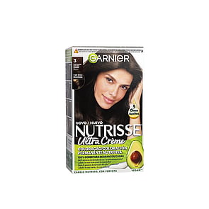 Garnier Nutrisse Ultra Crème Permanent Hair Dye 3 Dark Brown