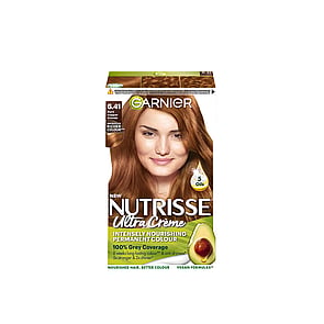Garnier Nutrisse Ultra Crème Permanent Hair Dye 6.41 Dark Copper Blonde