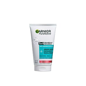 Garnier Pure Active 3-In-1 Clay Anti-Spot Wash Scrub Mask 150ml