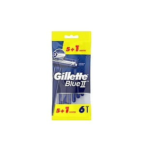 Gillette Blue II Disposable Razors x6