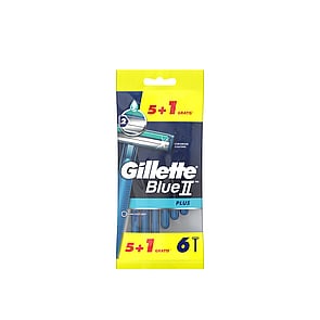Gillette Blue II Plus Disposable Razors x6