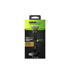 Gillette Labs with Exfoliating Bar Razor Black and Gold Edition