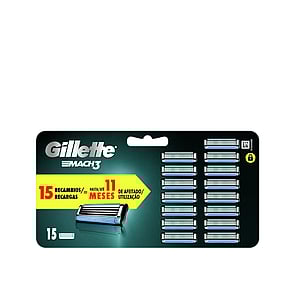 Gillette Mach3 Replacement Razor Blades x15