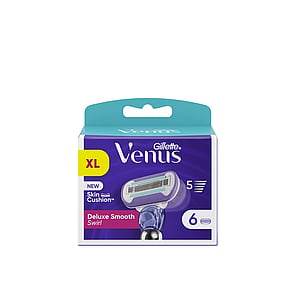 Gillette Venus Deluxe Smooth Swirl Replacement Blades x6