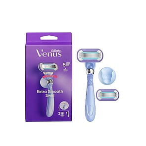 Gillette Venus Extra Smooth Swirl Razor + 2 Replacement Blades