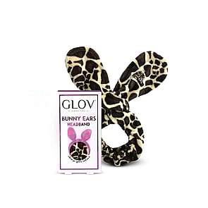 GLOV Bunny Ears Hairband Cheetah Safari Edition