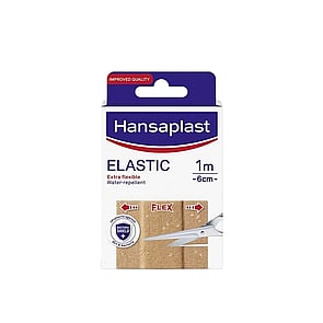 Hansaplast Elastic Extra Flexible Water Resistant Plasters 1mx6cm
