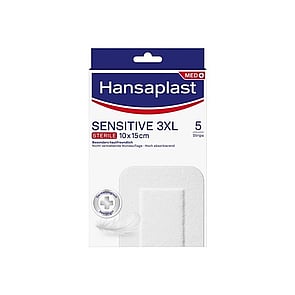 Hansaplast Med+ Sensitive 3XL Sterile Plasters x5