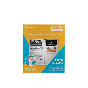 Heliocare 360 D Plus Capsules x30 + Pigment Solution Fluid SPF50+ 50ml
