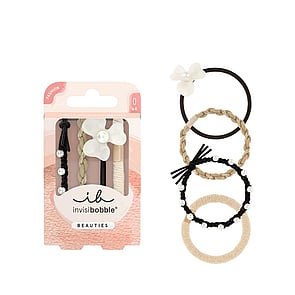 invisibobble Twistar Flower Pearl x4