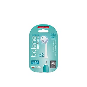 ISDIN Balene by Bexident Duotech Sonic Replacement Head Electric Medium Toothbrush x2