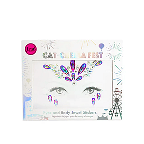 J.Cat Cat-Chella Fest Face and Body Jewel Stickers 101 Pink Topaz