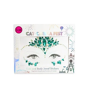 J.Cat Cat-Chella Fest Face and Body Jewel Stickers 103 Emerald