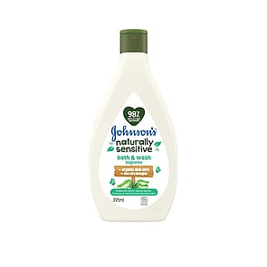 Johnson's Baby Naturally Sensitive Aloe Vera Bath & Wash 395ml (13.35 fl oz)
