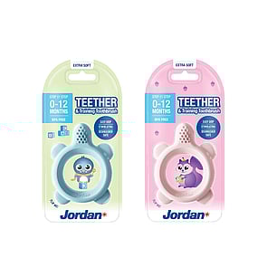 Jordan Step By Step Teether & Training Toothbrush x1