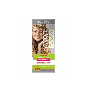 Kativa Keep Curl Definer Leave-In Cream Kiwi & Orange Juice 200ml