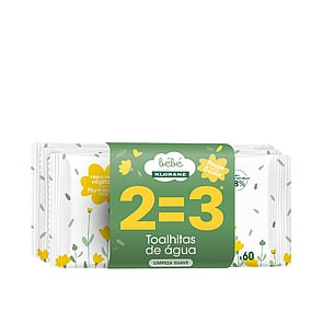 Klorane Baby Water Wipes 3x60