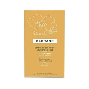 Klorane Cold Wax Strips with Sweet Almond for Legs