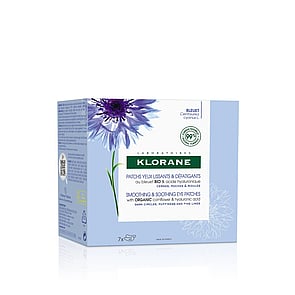 Klorane Smoothing & Soothing Eye Patches with Organic Cornflower 7x2