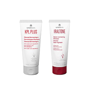 KPL Plus Dermatological Shampoo 200ml + Iraltone Sebum-Normalizing Shampoo 200ml (6.76 fl oz + 6.76 fl oz)