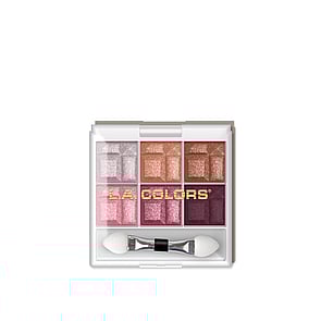 L.A. Colors 6 Color Eyeshadow Palette CES463 Delicate 4g