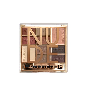 L.A. Colors Kleur Block Oogschaduwpalette CES135 Nude 16g