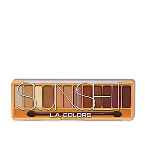L.A. Colors Color Vibe Eyeshadow Palette CES789 Sunset