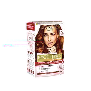 L'Oréal Paris Excellence Creme Hair Dye 7.7 Iced Caramel