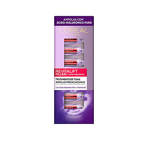 L'Oréal Paris Revitalift Filler Hyaluronic Acid Ampoules 7x1.3ml (7x0.04fl oz)