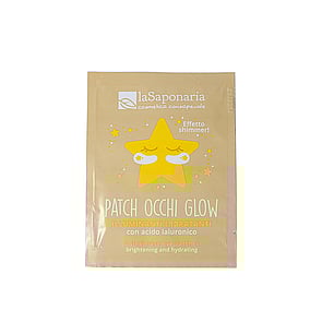 La Saponaria Hyaluronic Acid Glow Eye Patches x2
