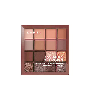 Lamel 16 Shades Of Brown Multiuse Palette 16g
