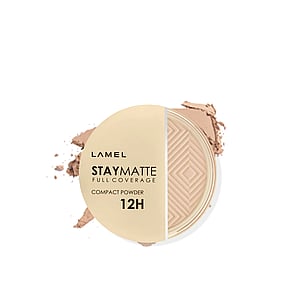 Lamel Stay Matte Full Coverage Compact Powder 402 Cold Ivory 12g