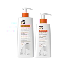 LETI AT4 Atopic Skin Body Milk 500ml + Body Milk 250ml