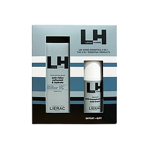 Lierac Homme Global Anti-Aging Fluid + 48h Anti-Perspirant & Deodorant Roll-On Set