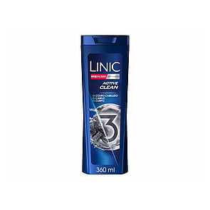 Linic Men Anti-Dandruff 3-In-1 Active Clean Shampoo 360ml