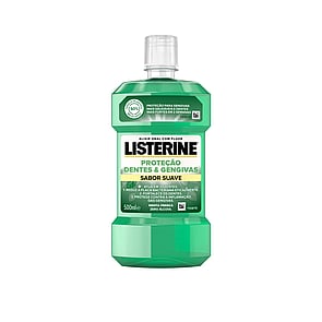 Listerine Teeth and Gum Protection Mild Taste Mouthwash 500ml