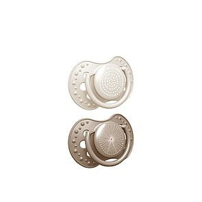LOVI Harmony Girl Dynamisk Silikonesut 0-3m Beige x2