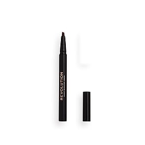 Makeup Revolution Bushy Brow Pen Medium Brown 0.5ml (0.02fl oz)