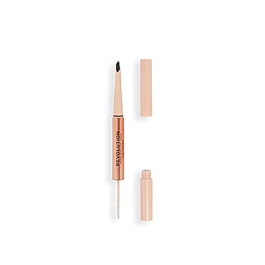 Makeup Revolution Fluffy Brow Duo Dark Brown