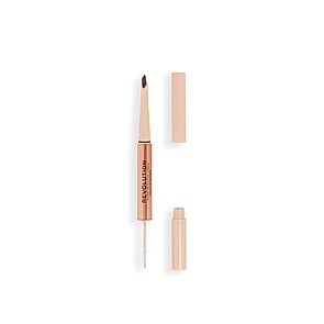 Makeup Revolution Fluffy Brow Duo Medium Brown