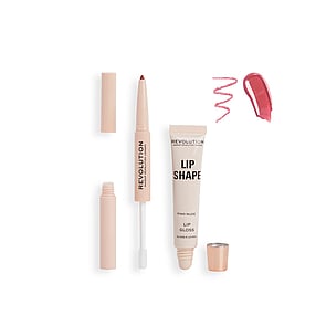 Makeup Revolution Lip Shape Kit Pink Nude