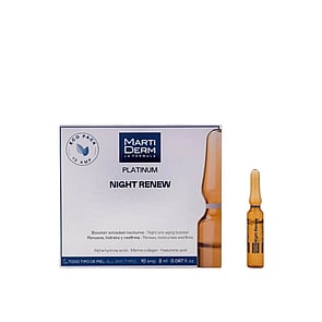 Martiderm Night Renew Platinum Ampoules Soft Peeling