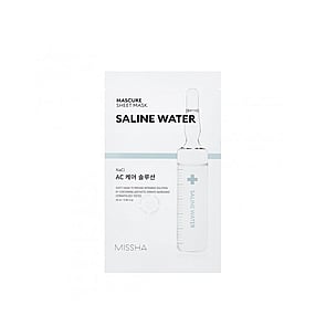 Missha Mascure Ac Care Solution Sheet Mask Saline Water 28ml (0.95fl oz)