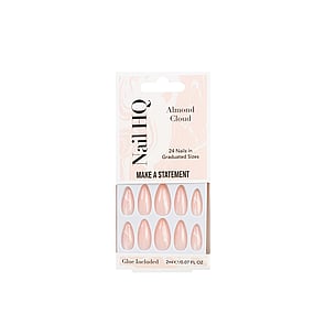 Nail HQ Almond Cloud Nails x24