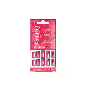 Nail HQ Glazed & Gorgeous Square Cherry Glaze Nails x24