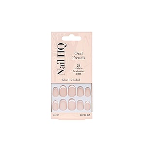 Nail HQ Oval French Nails x24