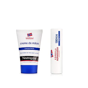 Neutrogena Concentrated Hand Cream 50ml + Lipstick 4.8g (1.69+0.17fl oz+oz)