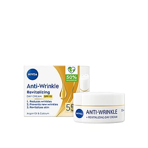 Nivea Anti-Wrinkle Revitalizing Day Cream 55+ SPF15 50ml (1.69floz)